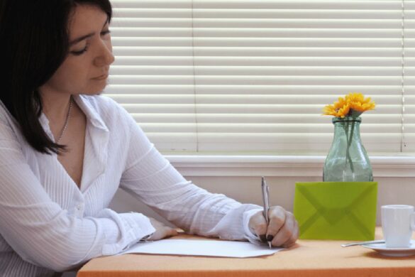 Letter to the son from mom