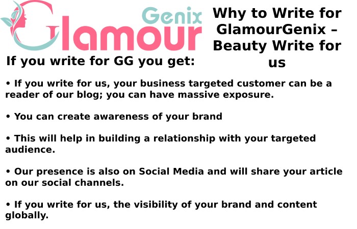 Why to Write for GlamourGenix