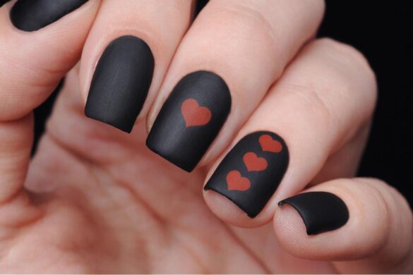 Black Valentines Day Nail Designs – Let's Explore in 2023