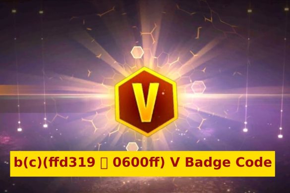 b(c)(ffd319 ⓥ 0600ff) V Badge Code