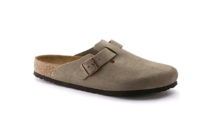 Birkenstock Boston Soft Footbed Suede Leather Clogs Unisex